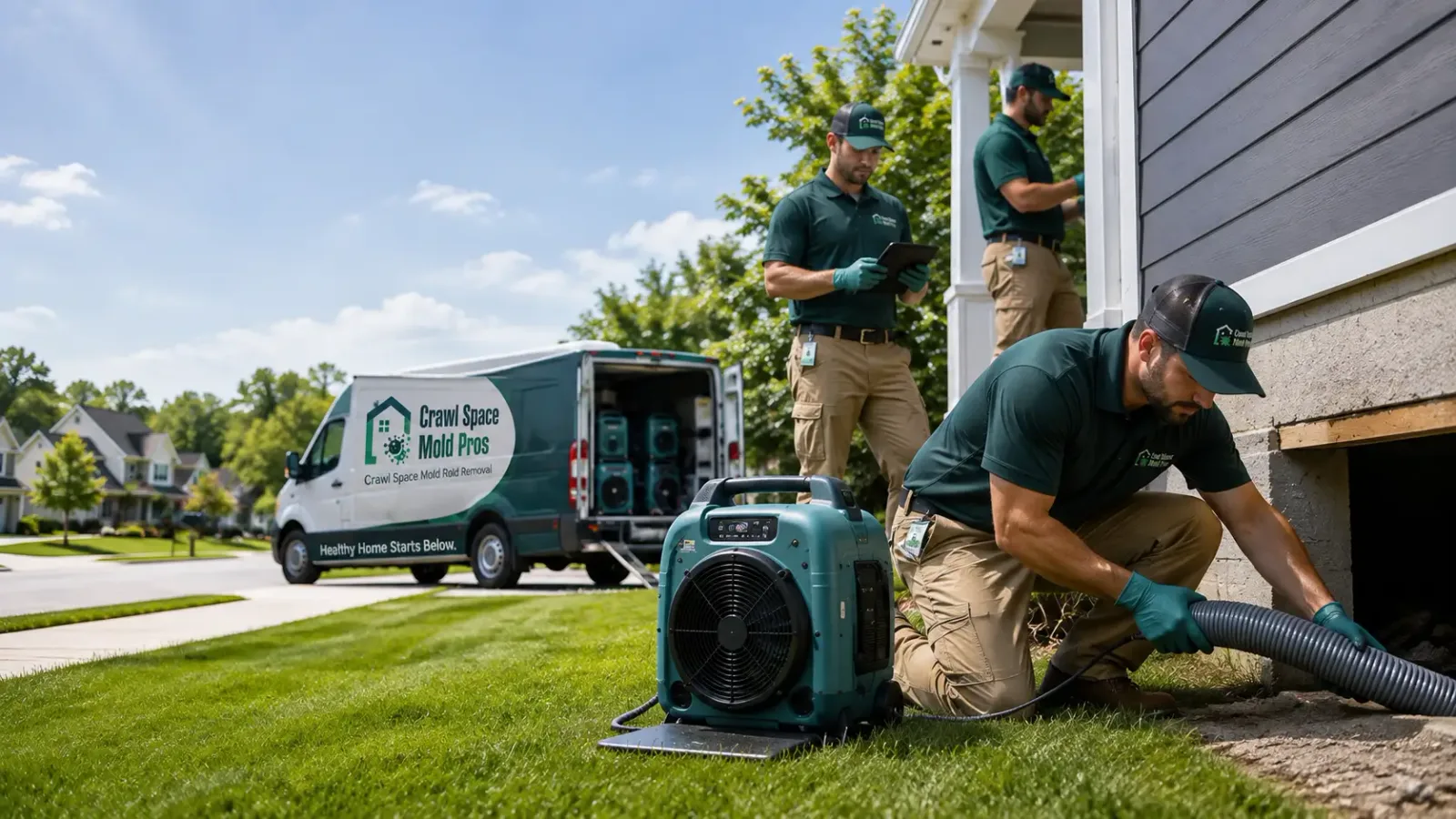 Crawl Space Mold Removal in Frederika, IA